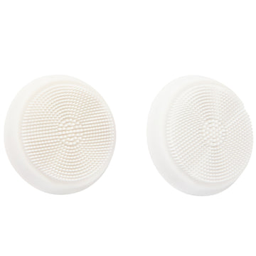 White Silicone Replacement Brush Heads